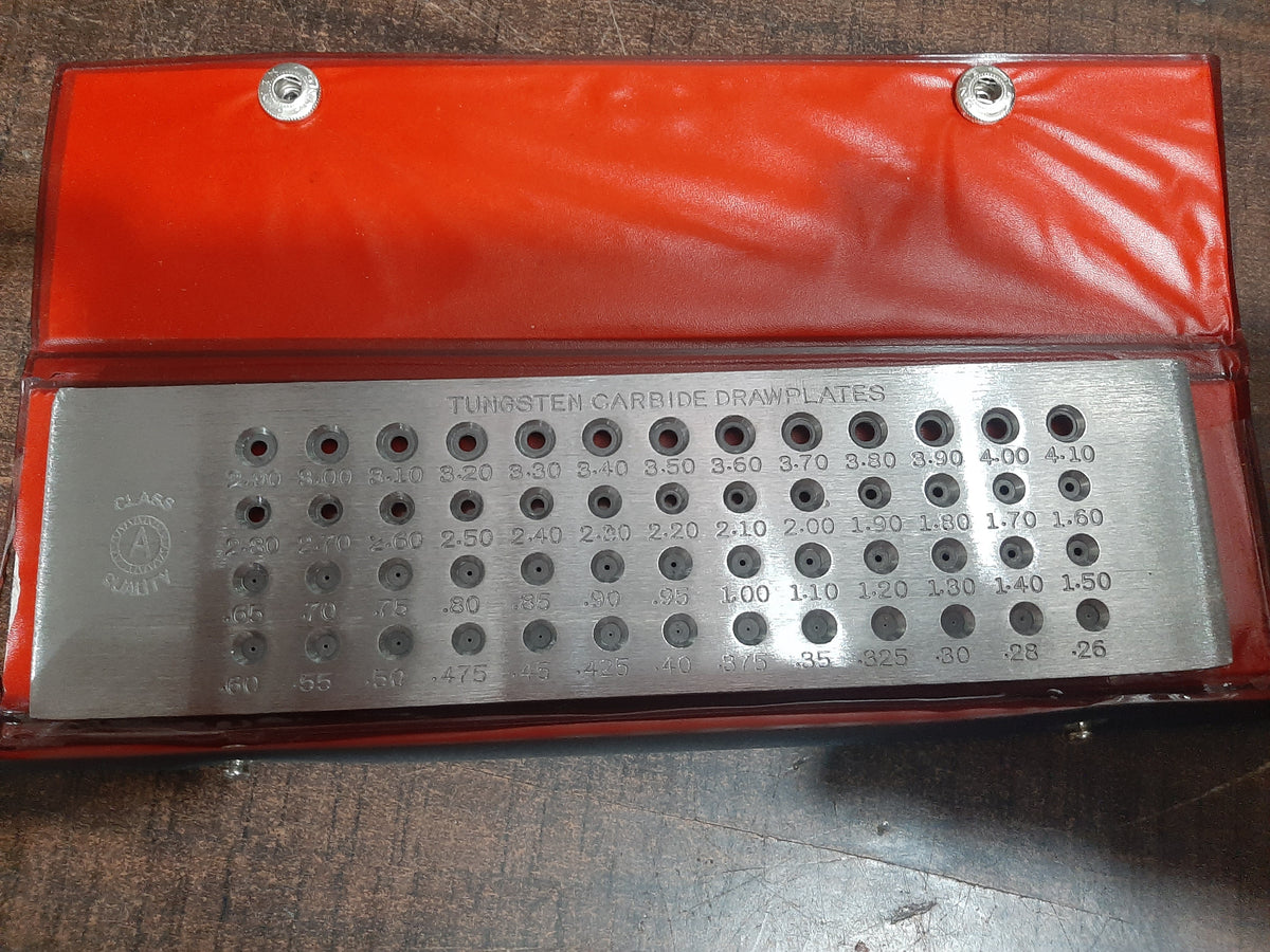 Tungsten Carbide Drawplate 52 hole for gold and silver wire drawing smooth working