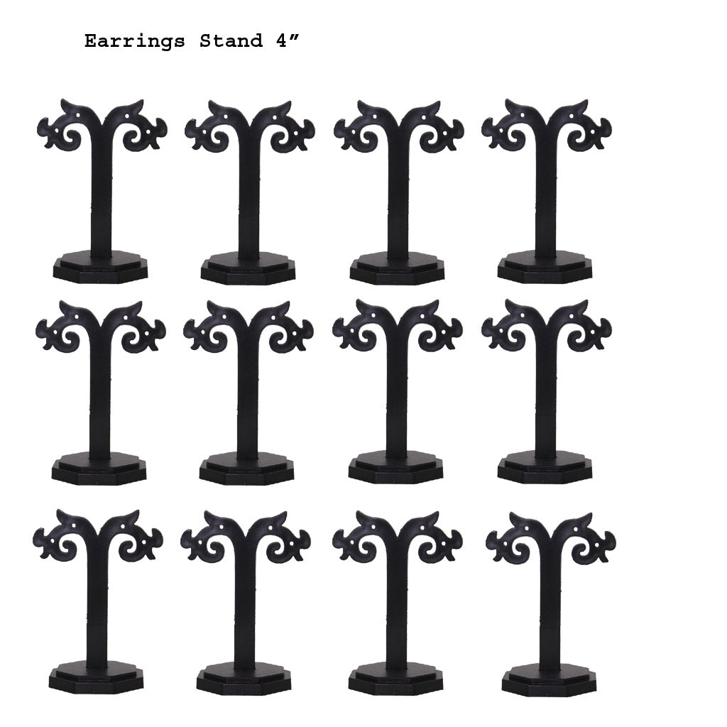 Earrings Display Stand Acrylic 12pc 4"