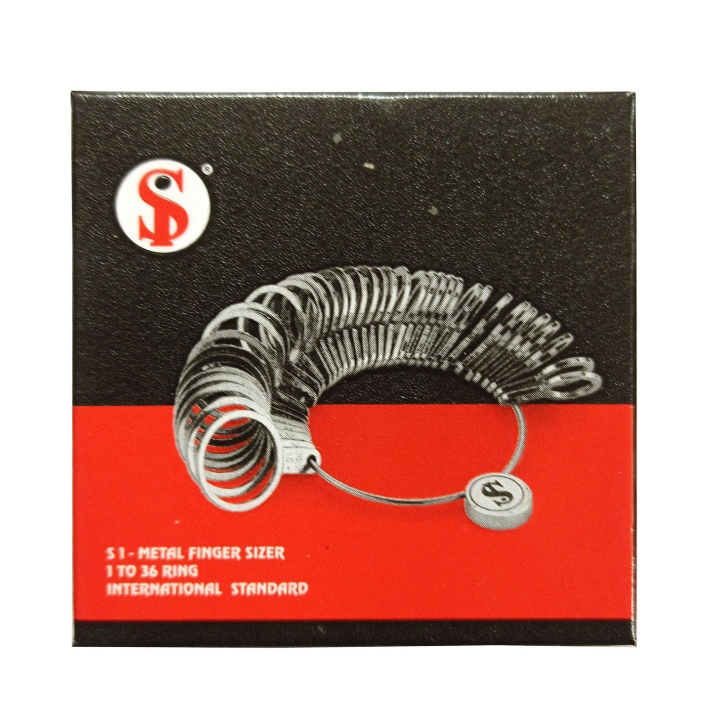 Steel Ring Sizer For Measuring Finger Ring Size No 1-36