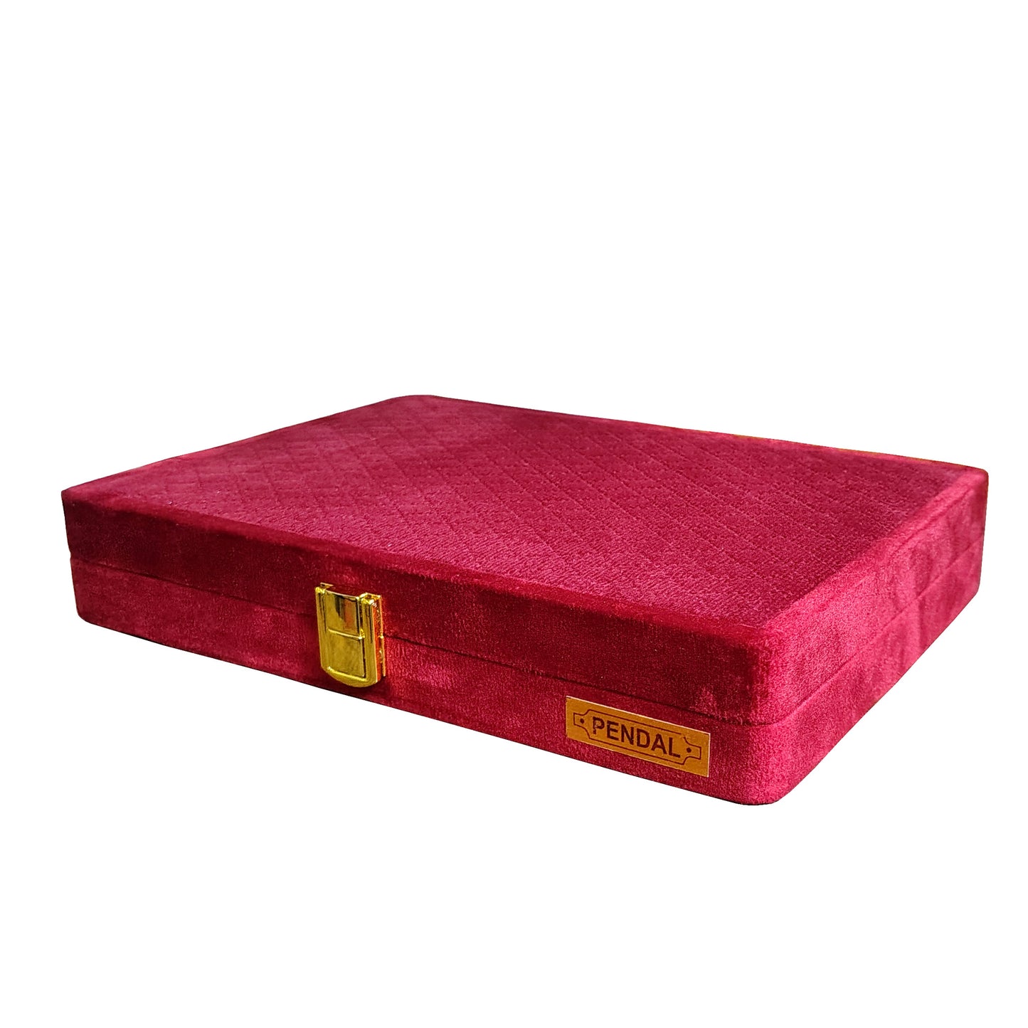 Jewellery display Box Stock Box for gold Pendals Cherry colour display box sued fabric