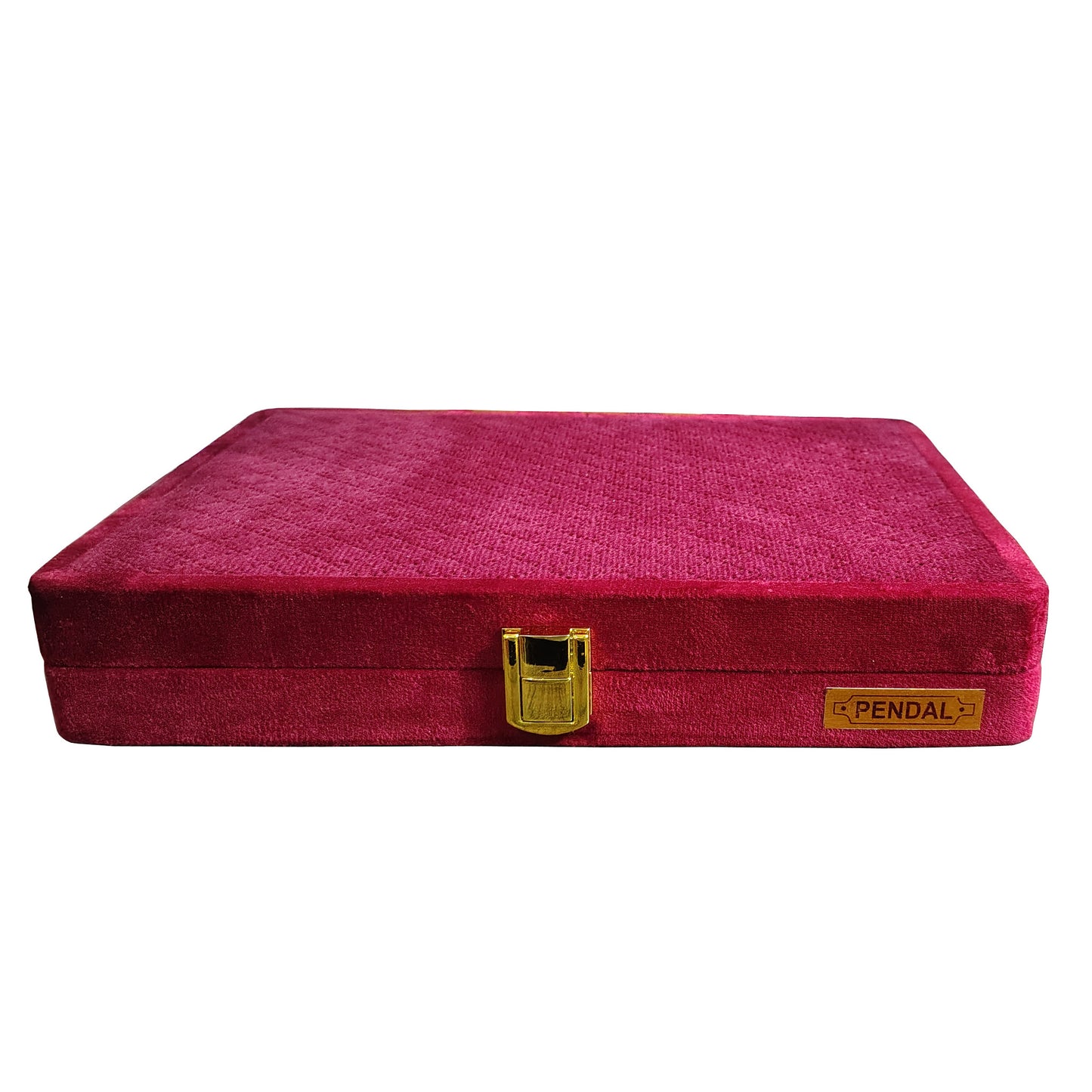 Jewellery display Box Stock Box for gold Pendals Cherry colour display box sued fabric
