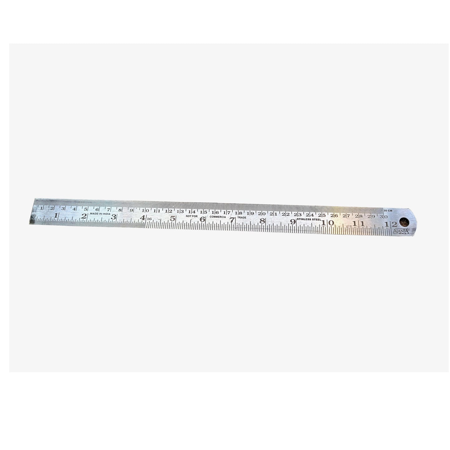Ajanta Scale(Ruler) 12" Steel (30cm)