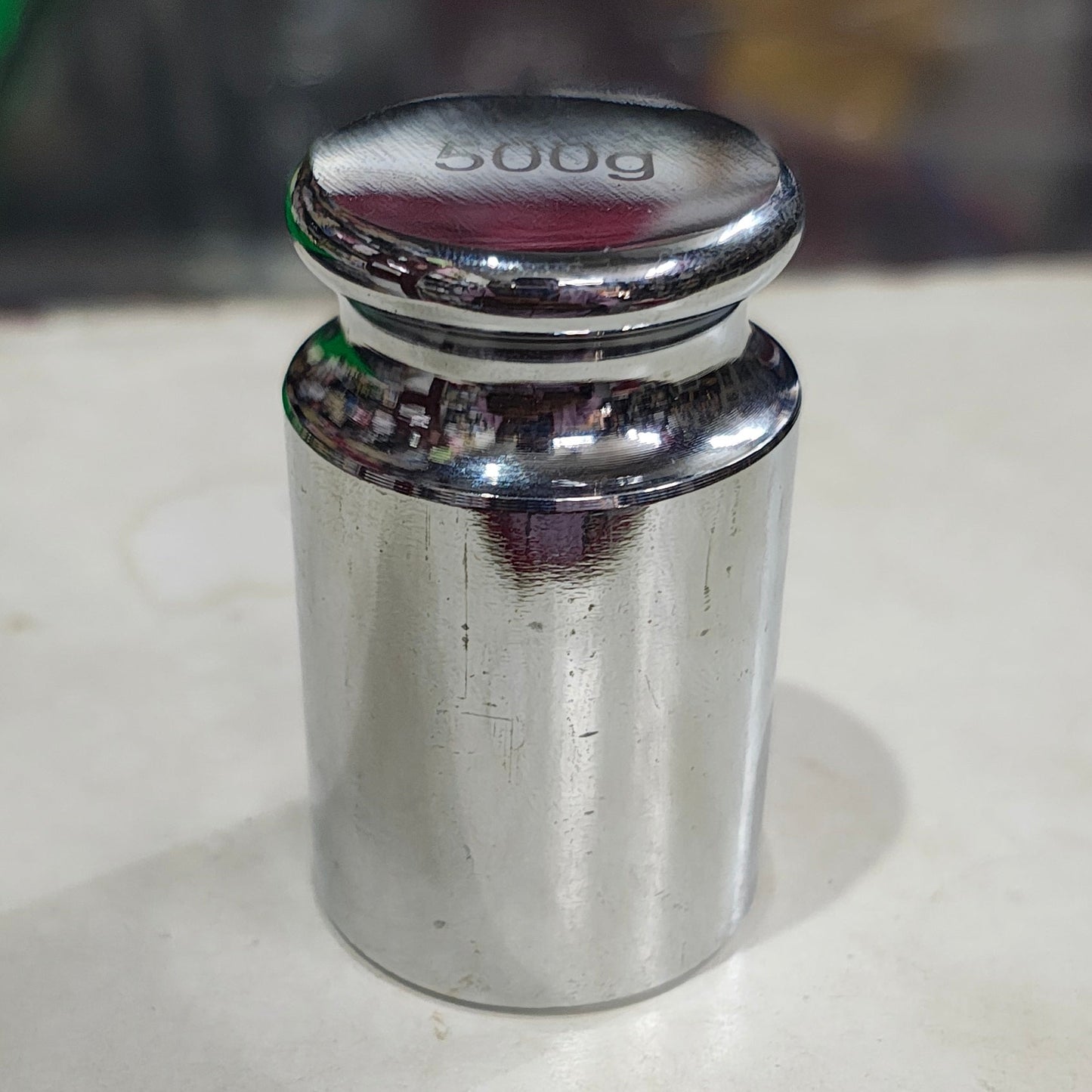 Steel Weight 500gm For calibration Electronic Weigh Scale chrome plated