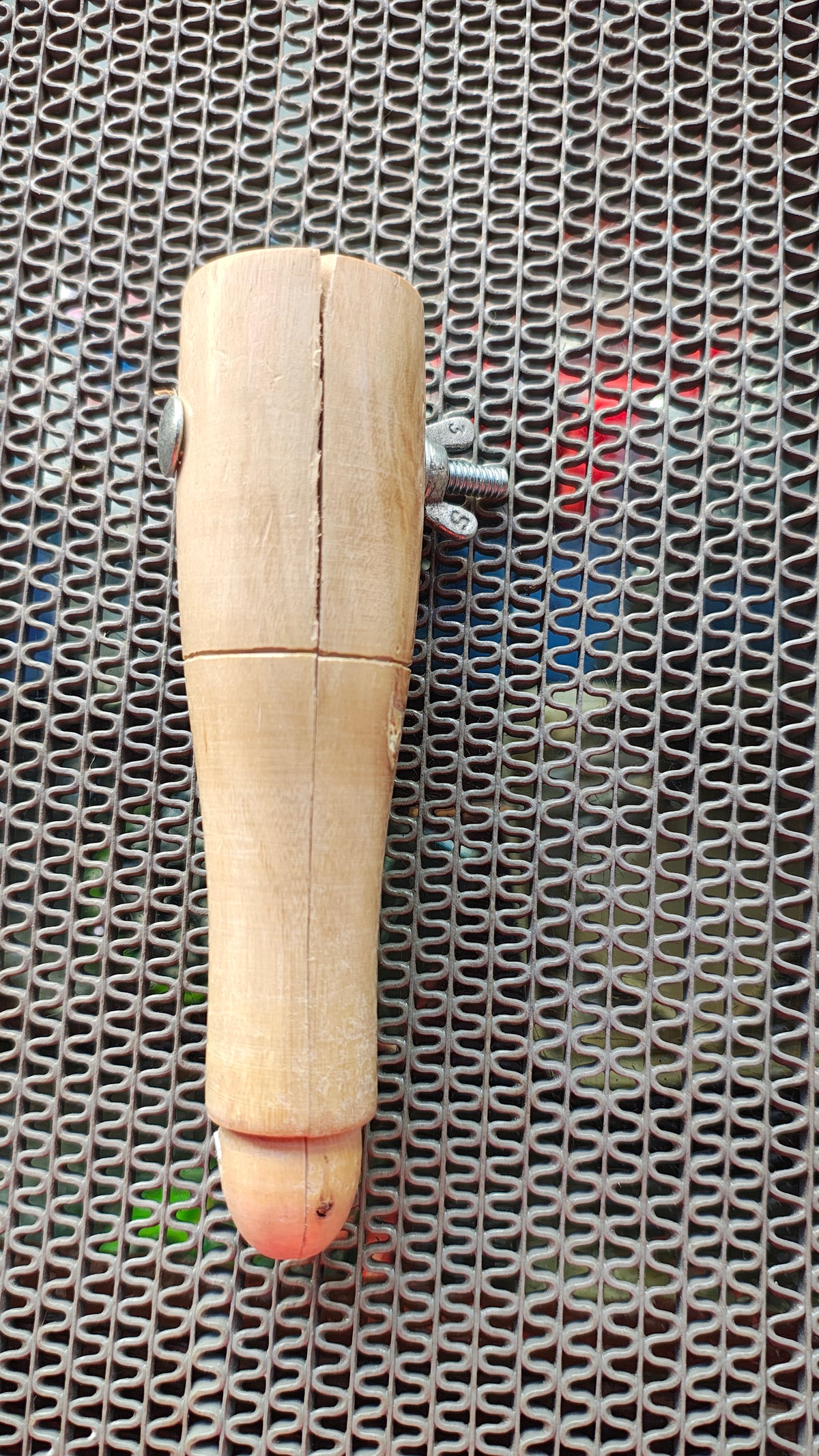 Wooden ring wise single clamp for ring stone fitting