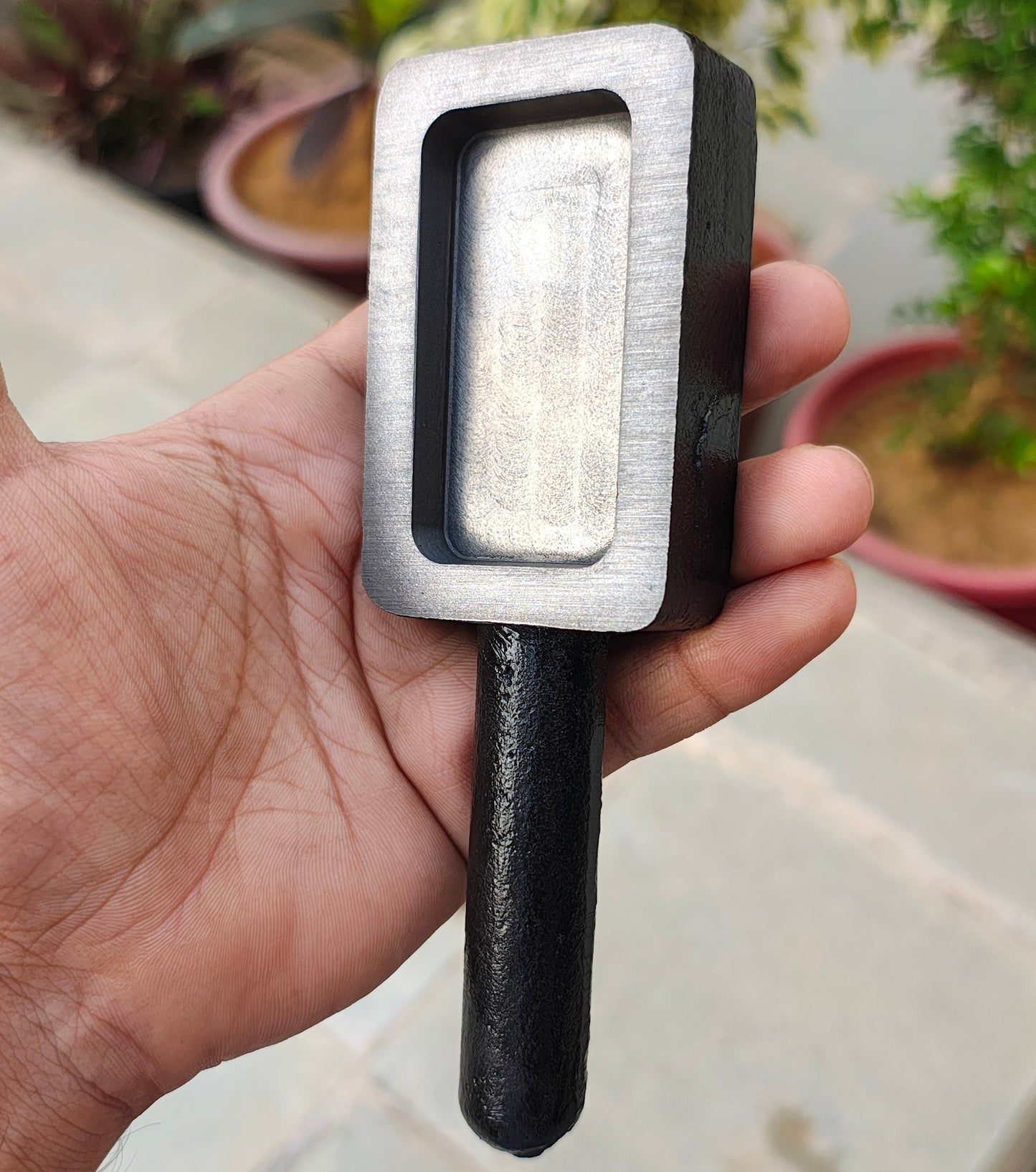 Biscuit Reja Ingot mould 100gm silver and 200gm Gold melting super machine finish