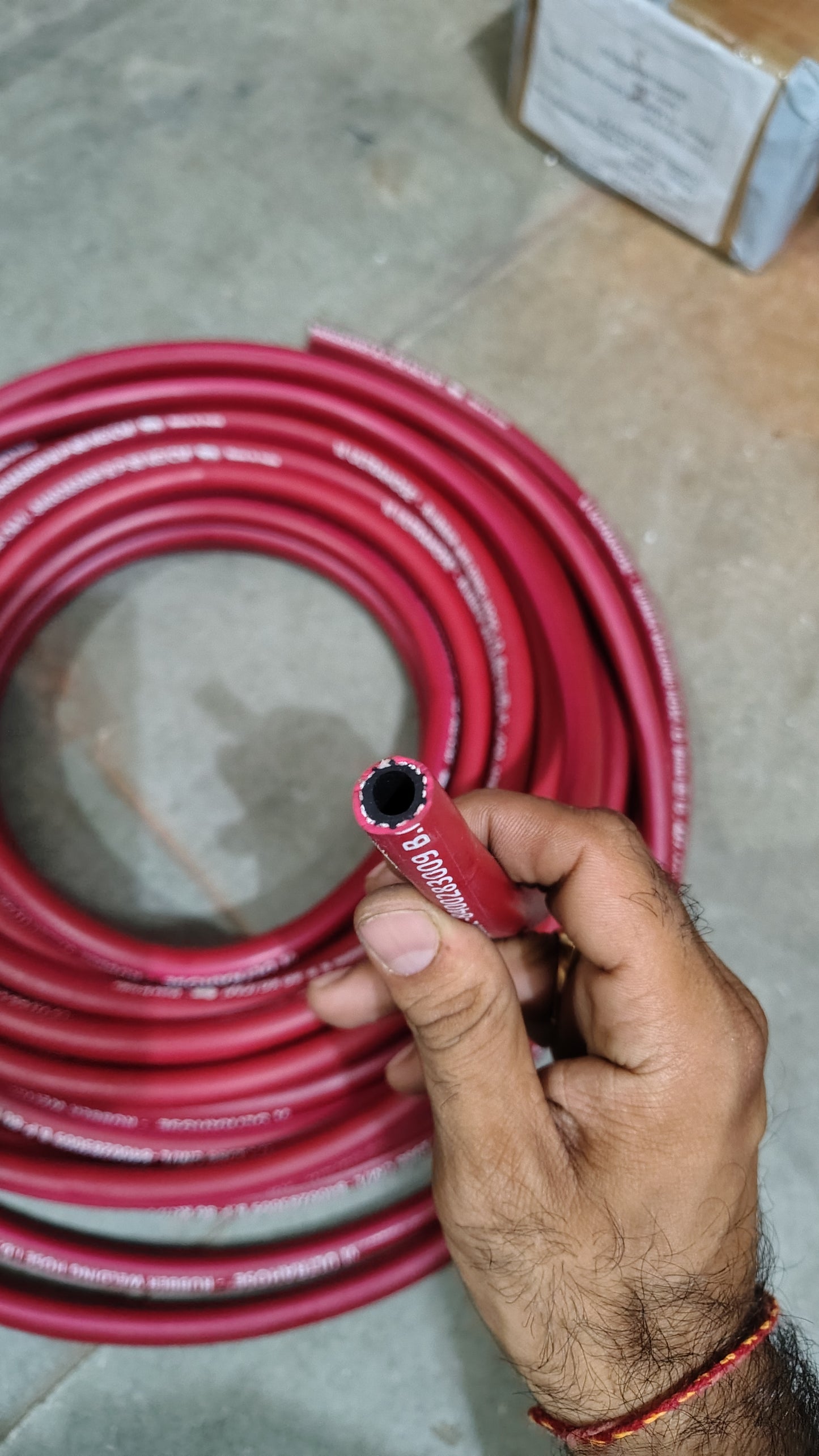Gas LPG rubber hose pipe for soldering gun, heavy brass gun, lpg lamp per meter
