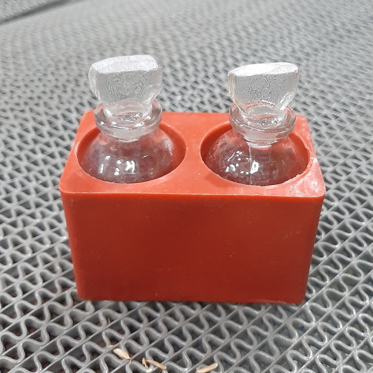 Plastic Glass Acid bottle holder