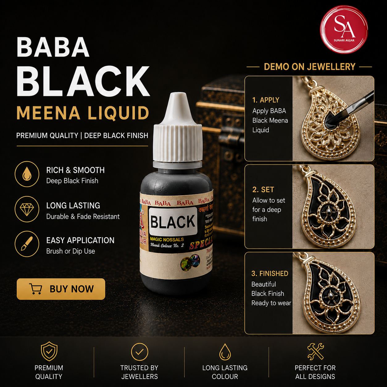 BABA ( black) colour Meena Liquid
