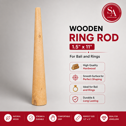 Wooden ring Rod 1.5"x11" For bali and rings