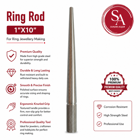 Ring Rod 1"X10" For Ring Jewellery Making
