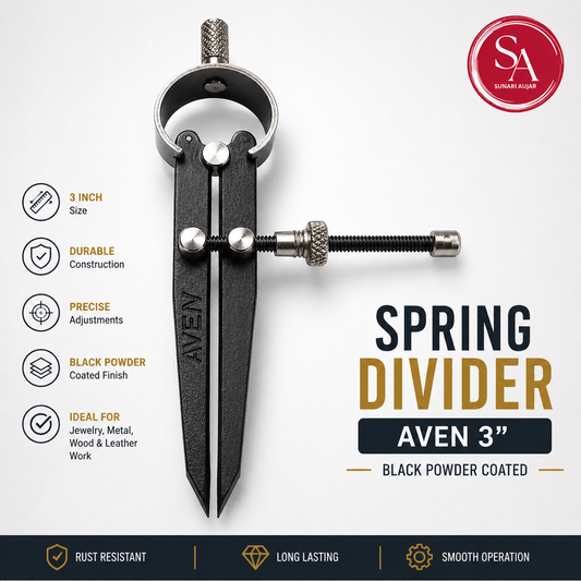 Spring Divider Aven 3" - Black Powder Coated