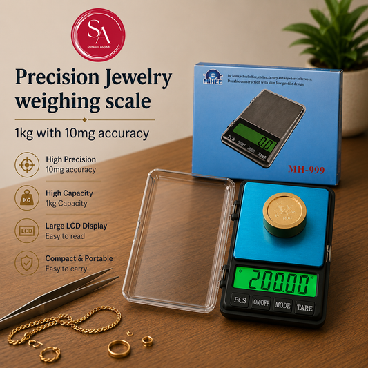 Atom 1 kg gold weight scale MH-999 series for gold and silver jewellery