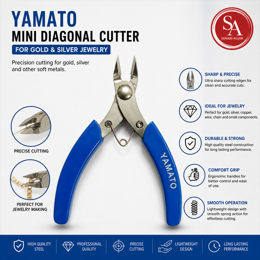 Yamato Mini diagonal cutter for gold and silver jewelry
