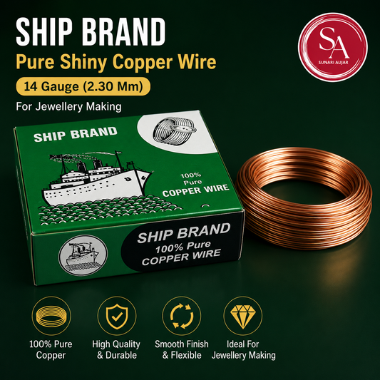 Copper Wire Ship Brand Pure Shiny Copper Wire Of 14 Gauge(2.30 Mm) For Jewellery Making