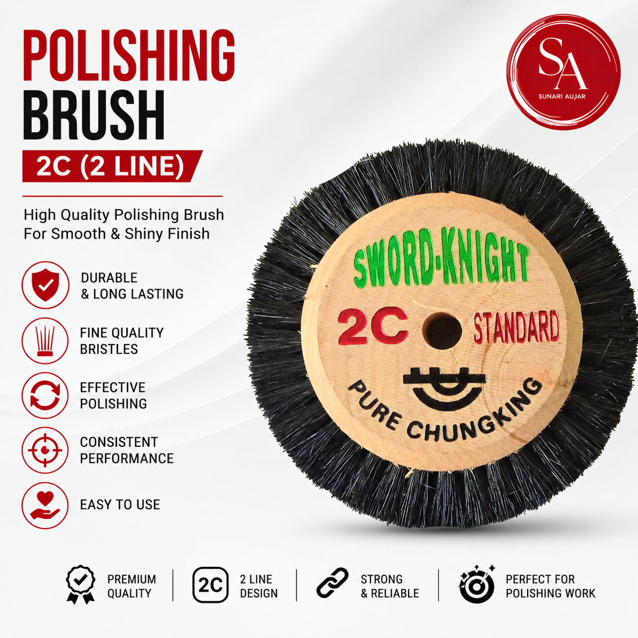 Polishing Brush 2C (2 Line)