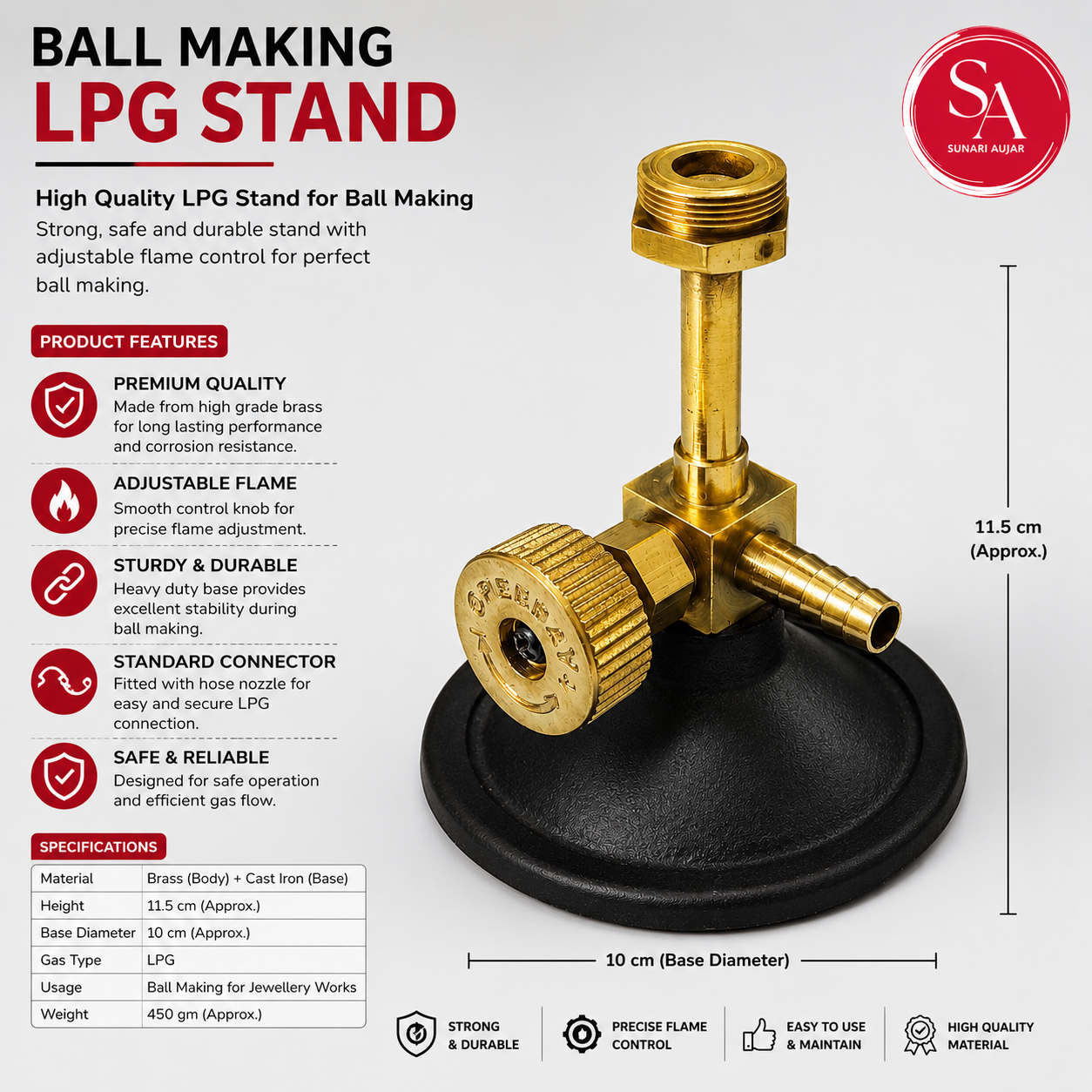 Ball Making LPG Stand