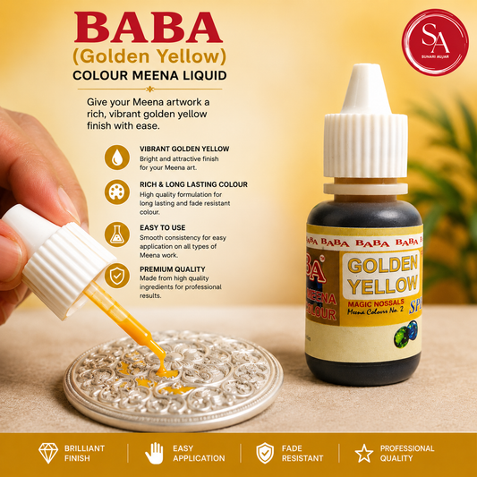 BABA (Golden Yellow) Colour Meena Liquid
