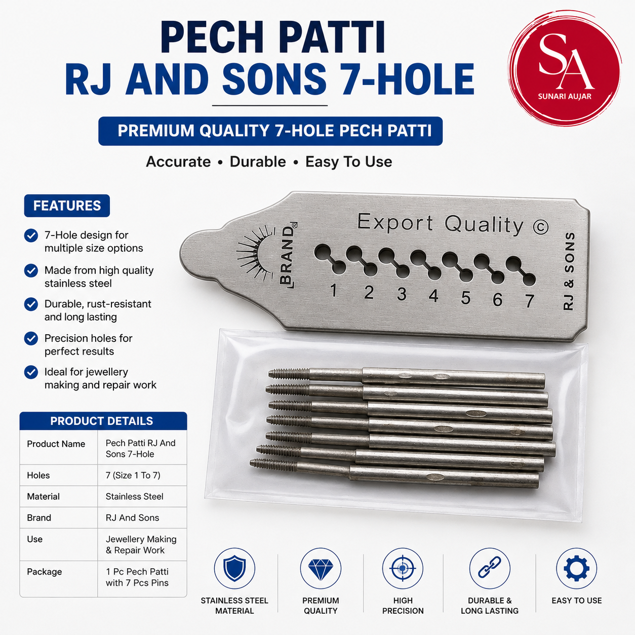 Pech Patti RJ And Sons 7-Hole