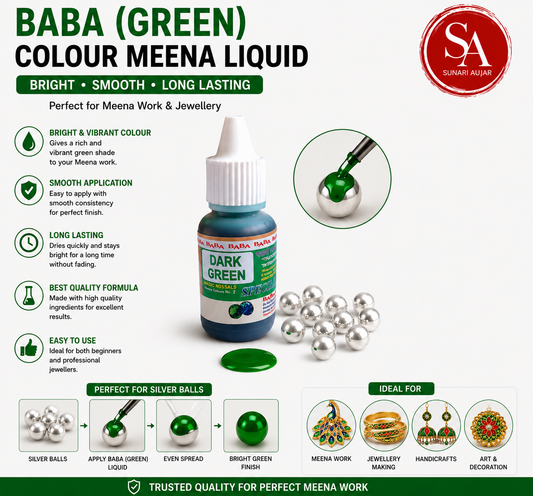 BABA (Green) Colour Meena Liquid
