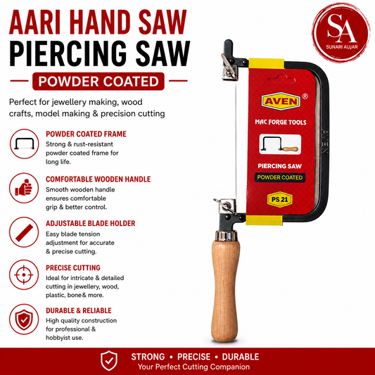 Aari Hand Saw Piercing Saw Powder Coated