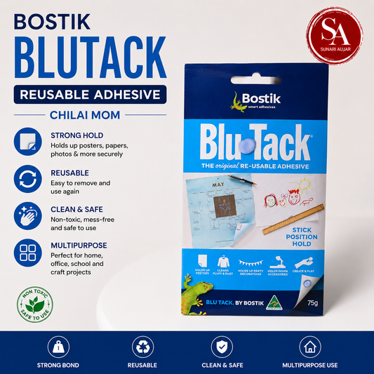 Bostik Blutack Reusable Adhesive Chilai Mom