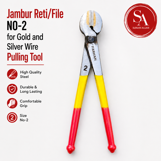 Jambur Reti/File NO-2 for gold and silver wire pulling tool