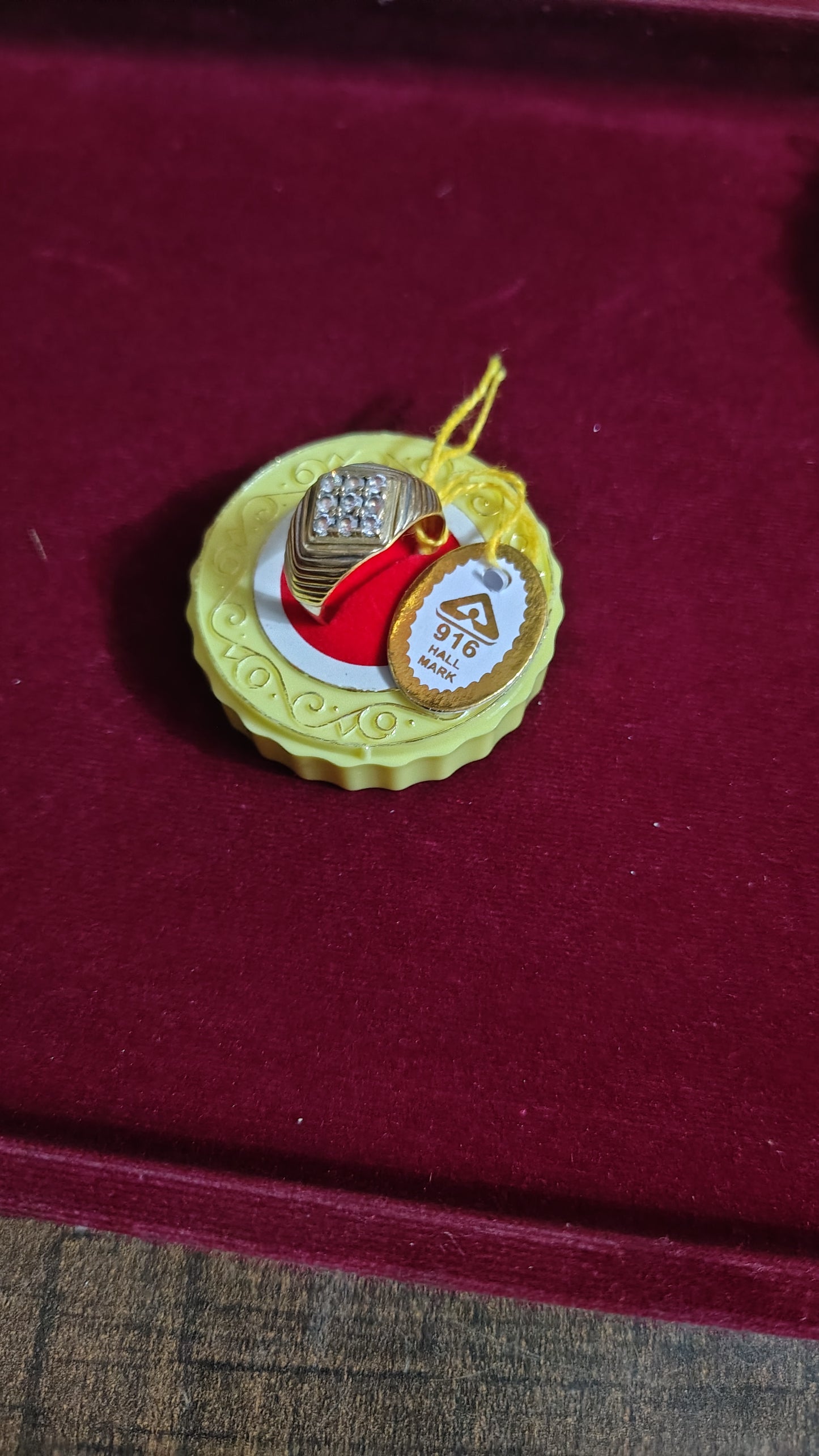 Jewellery Tag with 916 hallmark print 100pc
