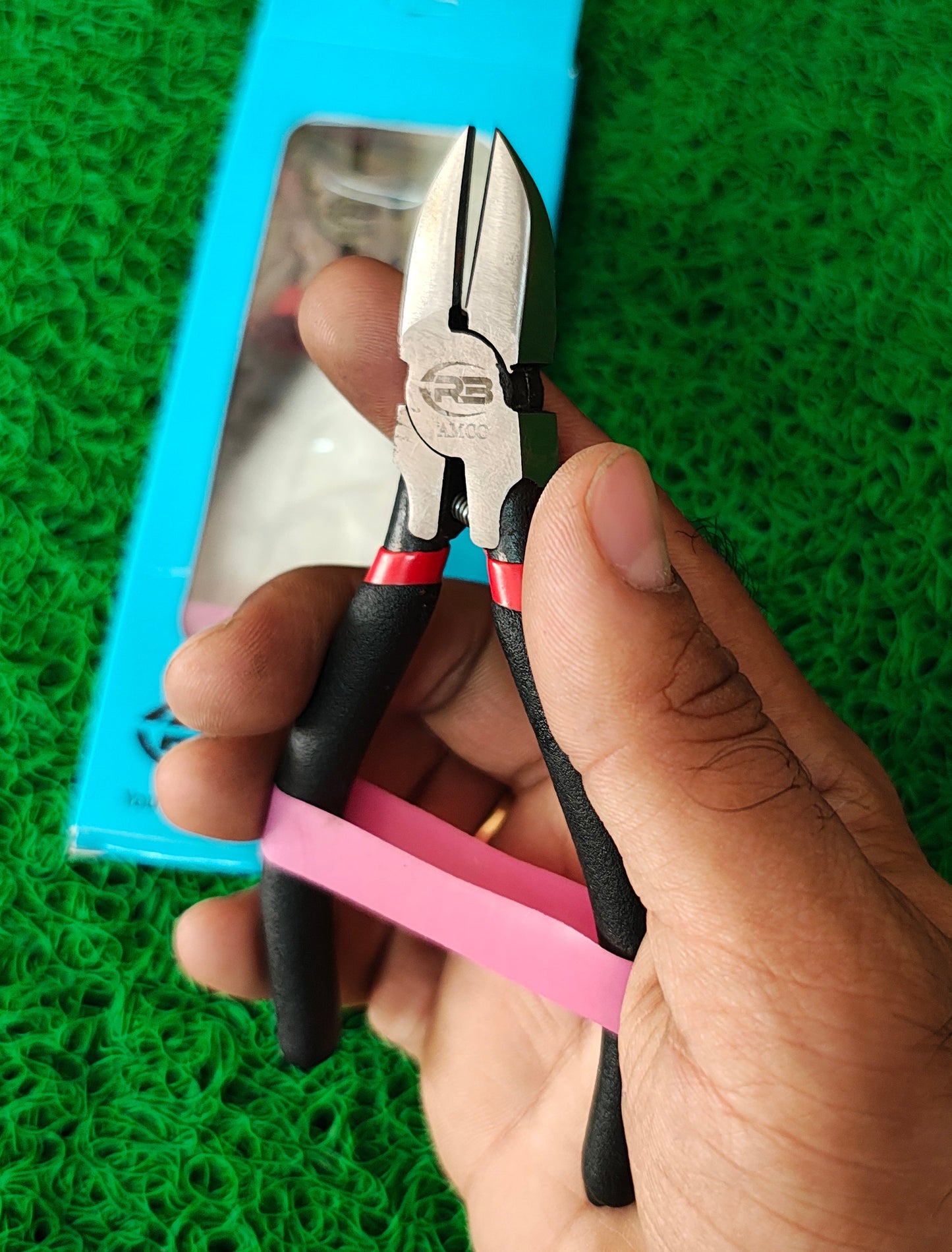 Diagonal cutter heavy with spring for gold and silver jewellery