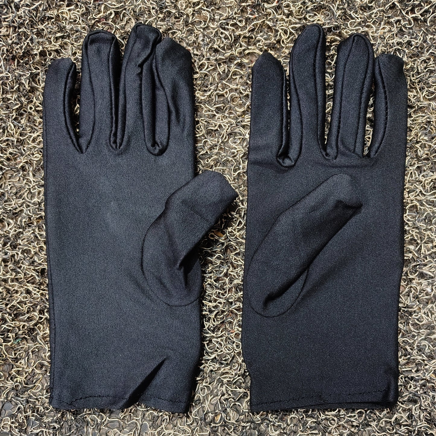 Black Sunari Aujar gloves for jewellery display and product photography