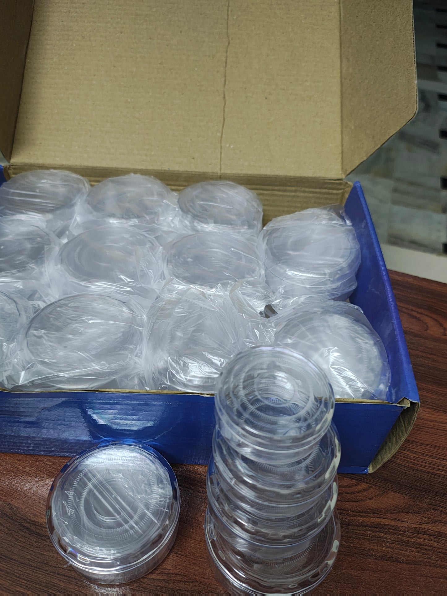 Transparent 4pc Jewellery storage box (Jar set)