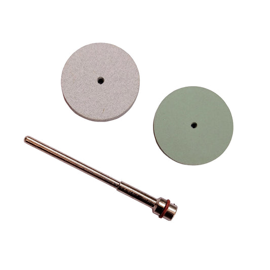 Silicone Polishing Wheels & Mandrel Polishing Tool 2pc