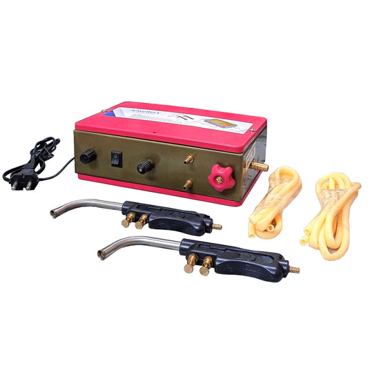 Gas Gun Double Pressure Double Line Box With Steel Nozzle For Jewellery Repairing Or Welding