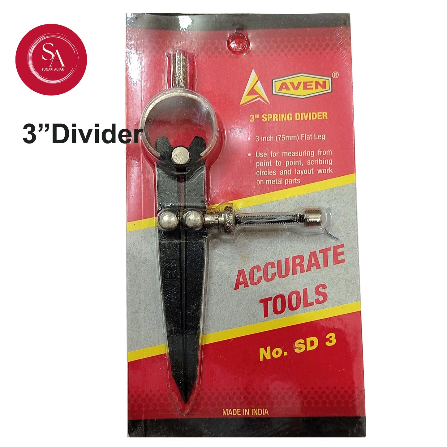 Spring Divider Aven 3" - Black Powder Coated