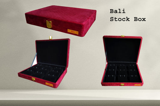 Jewellery display Box Stock Box for gold Bali display box sued fabric