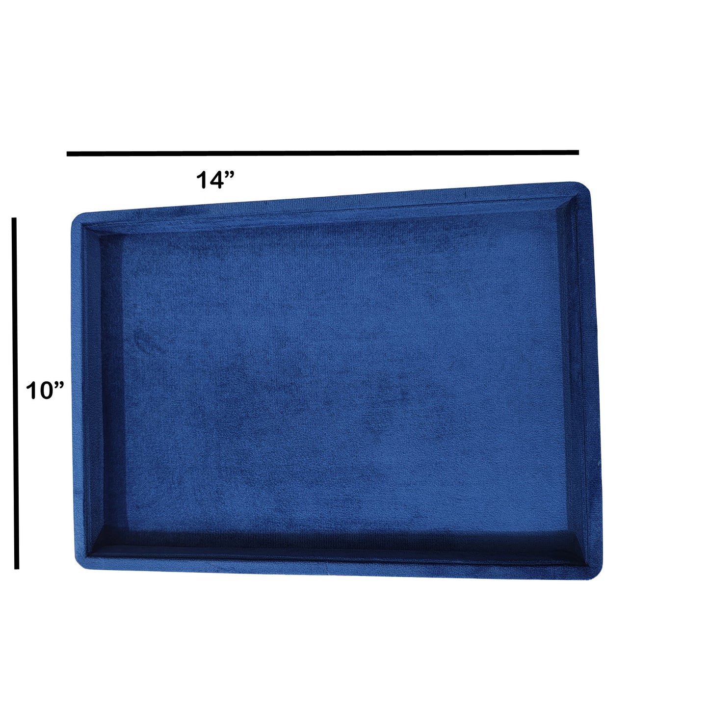 Plain Jewellery Display tray sued fabric universal tray (14x10) Royal Blue