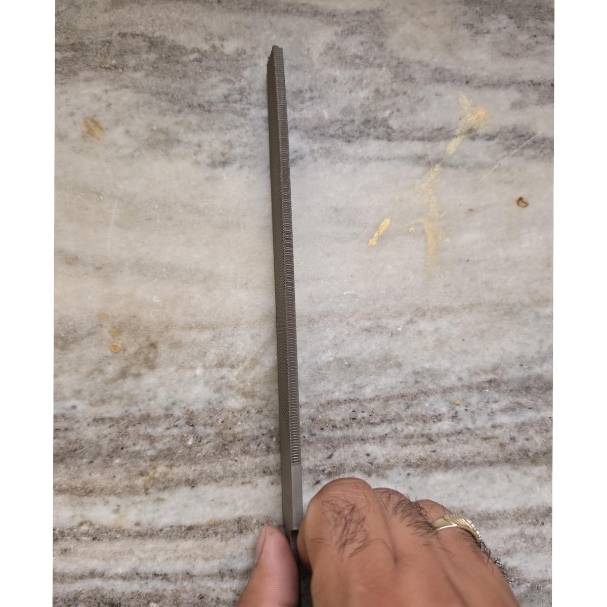 File (Reti) Flat 10 inch Rough for gold and silver jewellery making