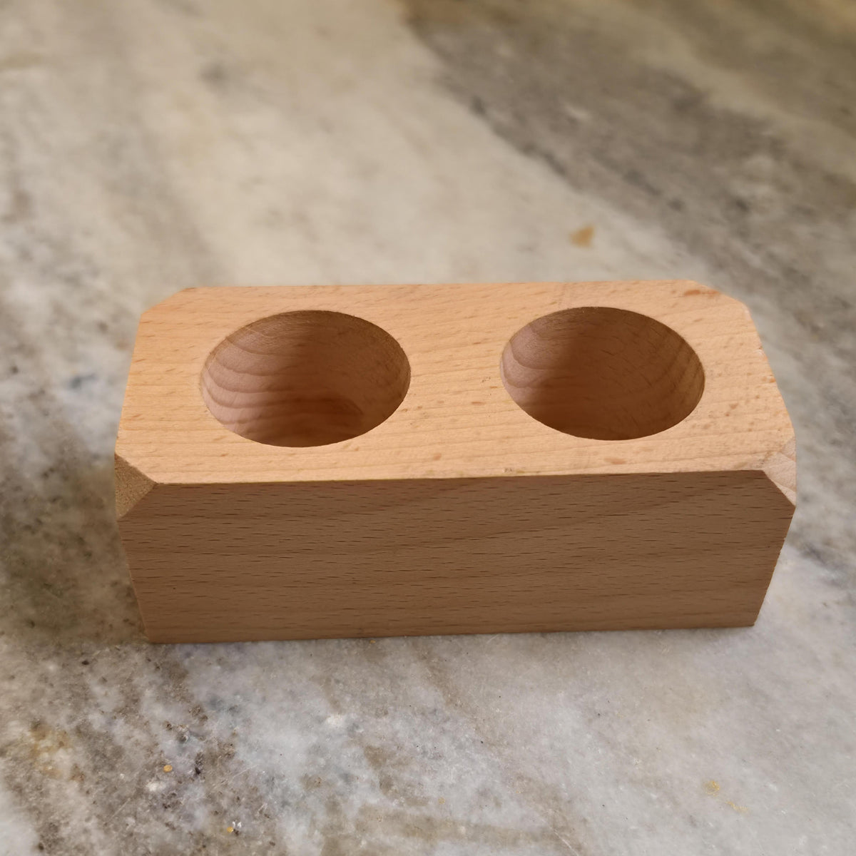 Wooden glass acid bottle holder super finish