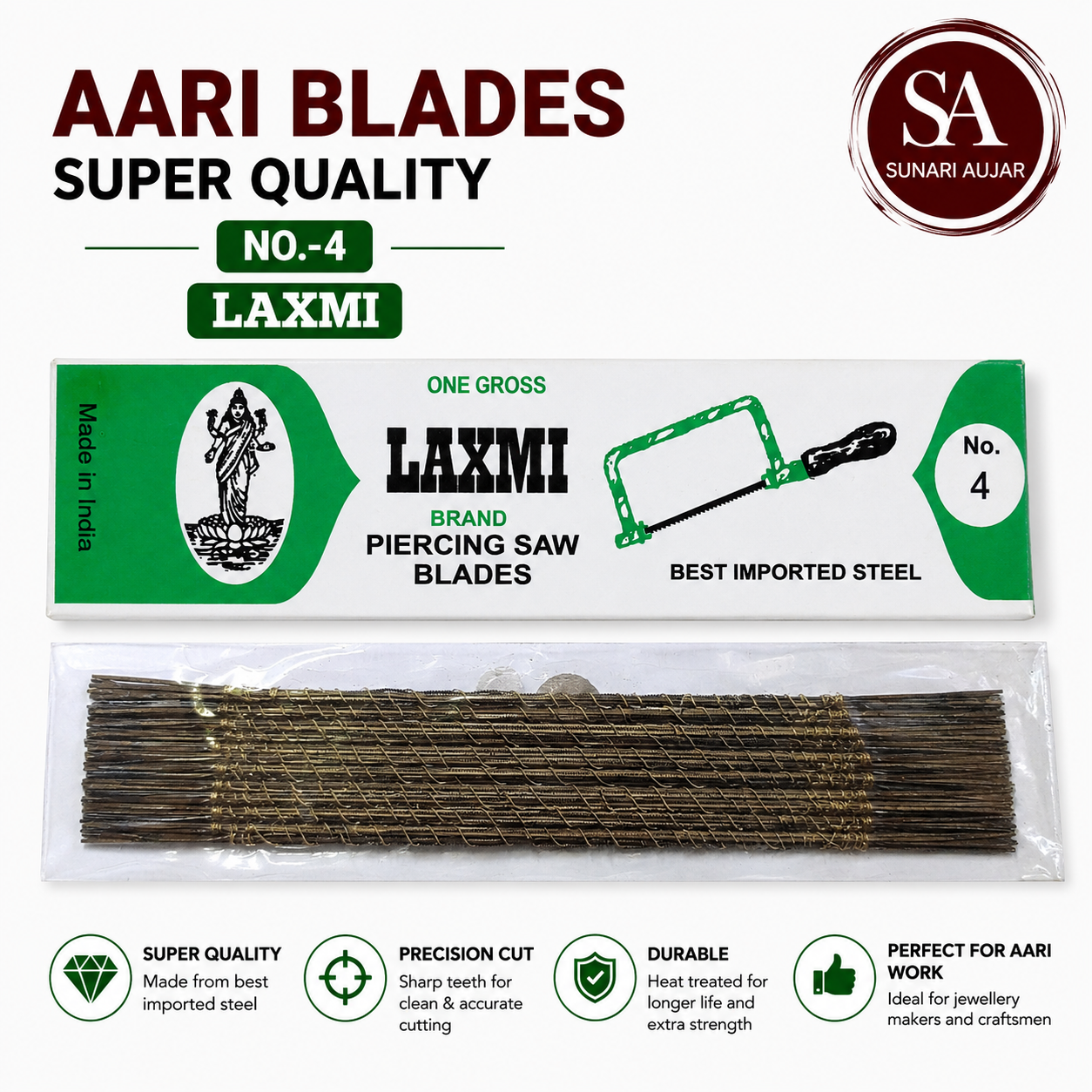 Aari Blades Super Quality No-4