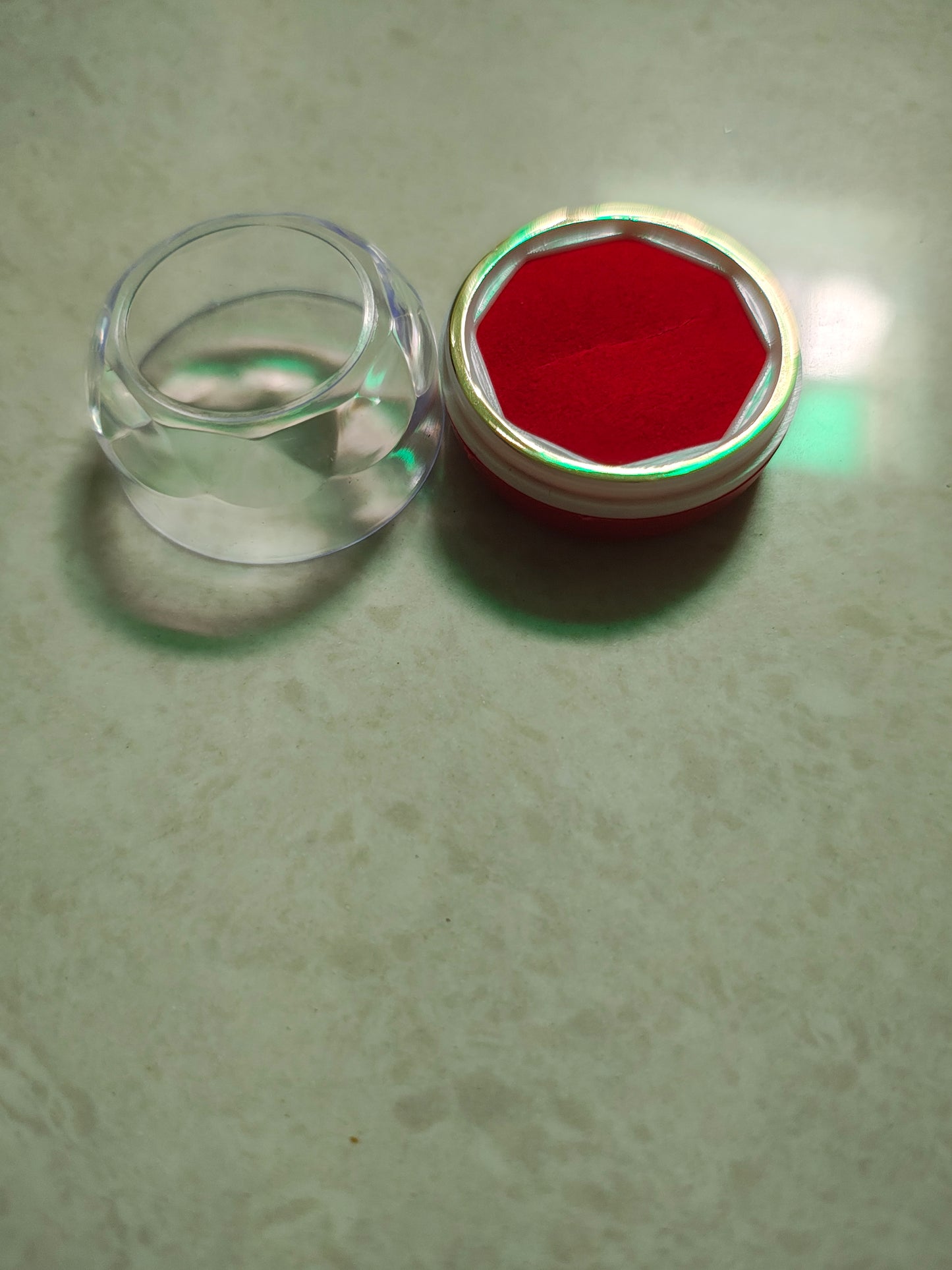Rings box lightweight plastic ring box for gold and silver rings pack of 72 pc