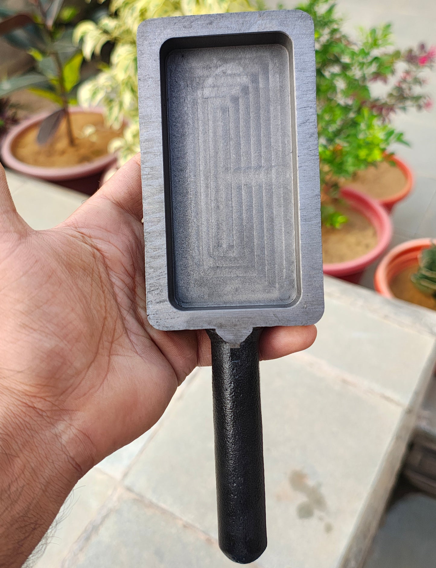 Biscuit Reja Ingot mould 500gm silver and 1kg Gold melting super machine finish