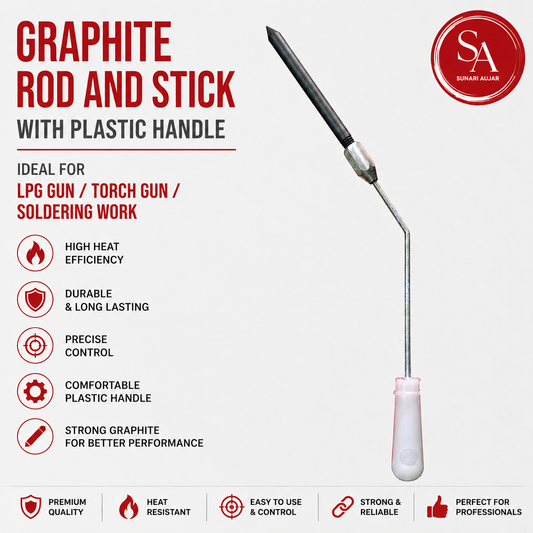 Graphite Rod And Stick With Plastic Handle
