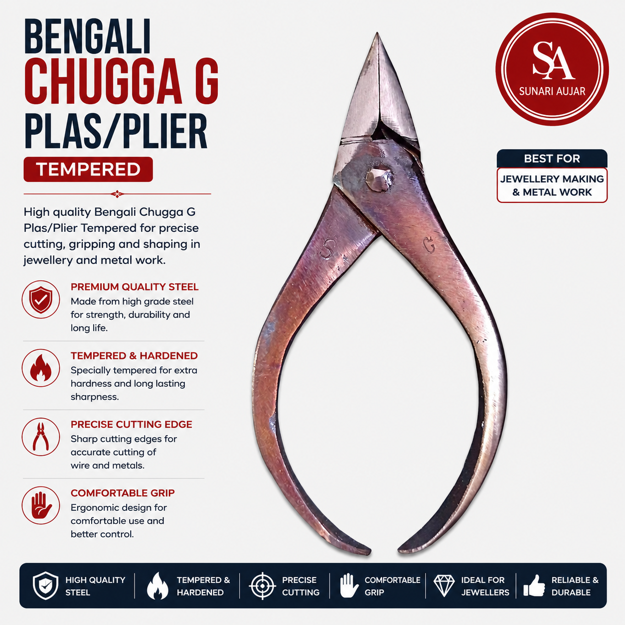 Bengali Chugga G Plas/Plier Tempered