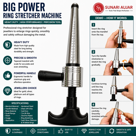 Big Power Ring Stretcher Machine