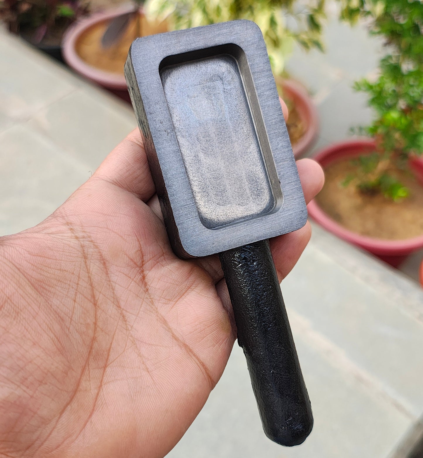 Biscuit Reja Ingot mould 100gm silver and 200gm Gold melting super machine finish