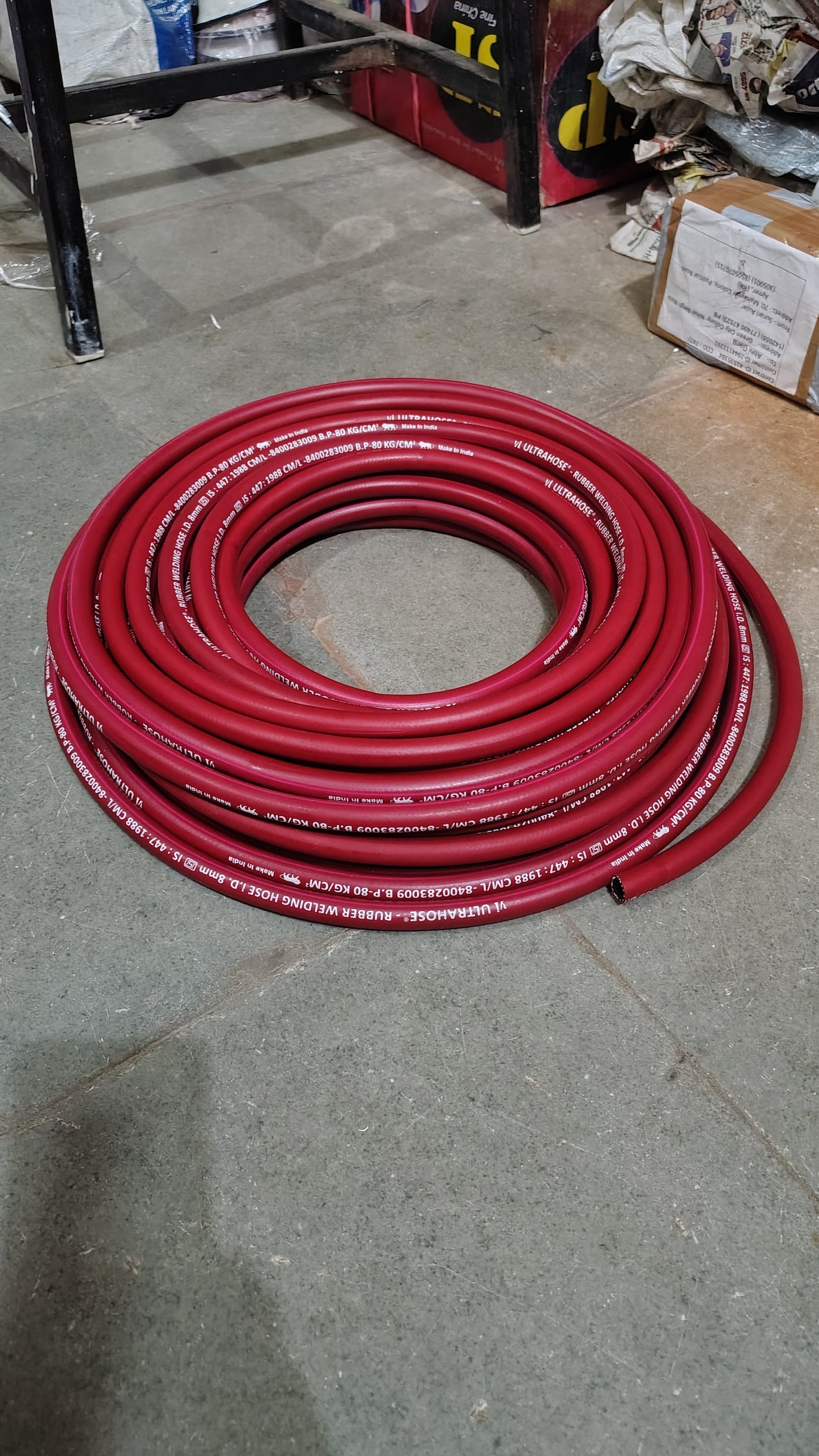 Gas LPG rubber hose pipe for soldering gun, heavy brass gun, lpg lamp per meter