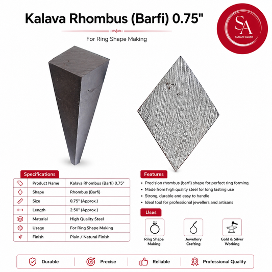 Kalava Rhombus (Barfi) 0.75"