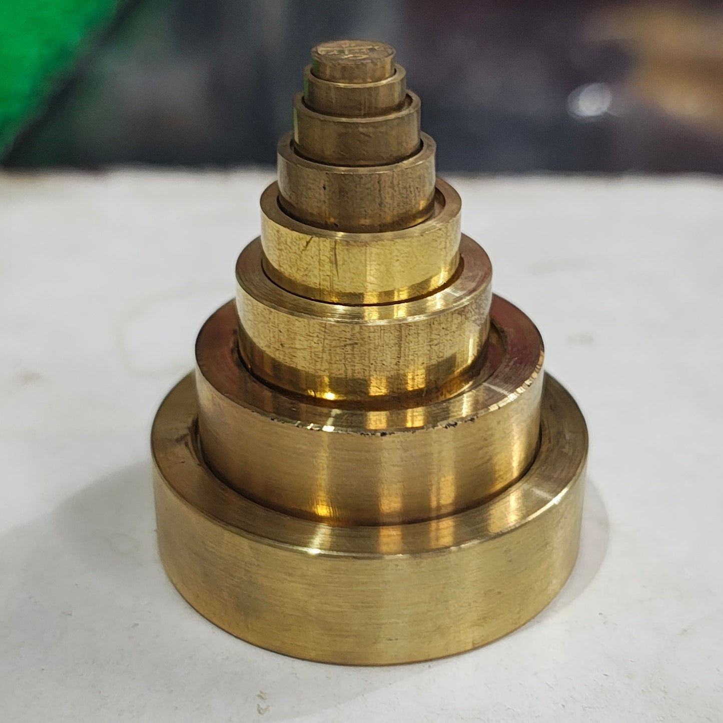 Brass calibration weight from 1 gram to 200 grams Pital bat