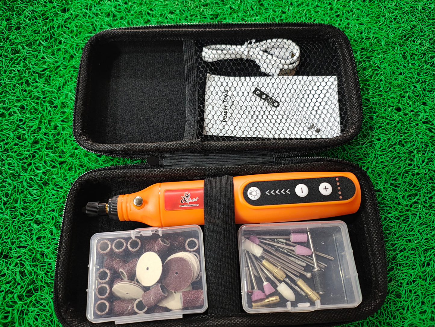 Portable Mini grinding kit cordless rotating filing, buffing and drilling machine