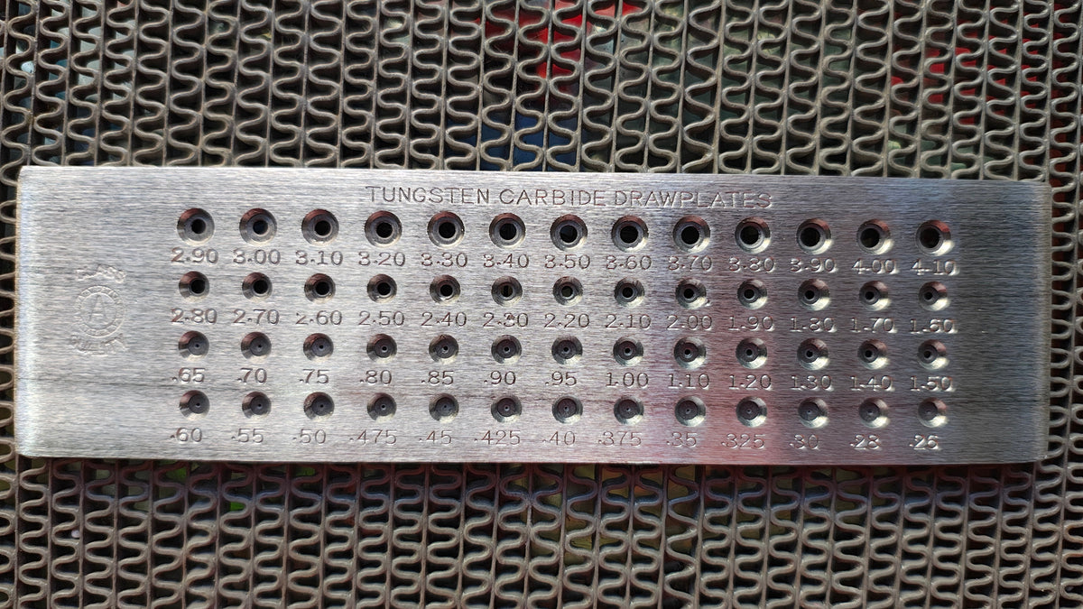 Tungsten Carbide Drawplate 52 hole for gold and silver wire drawing smooth working