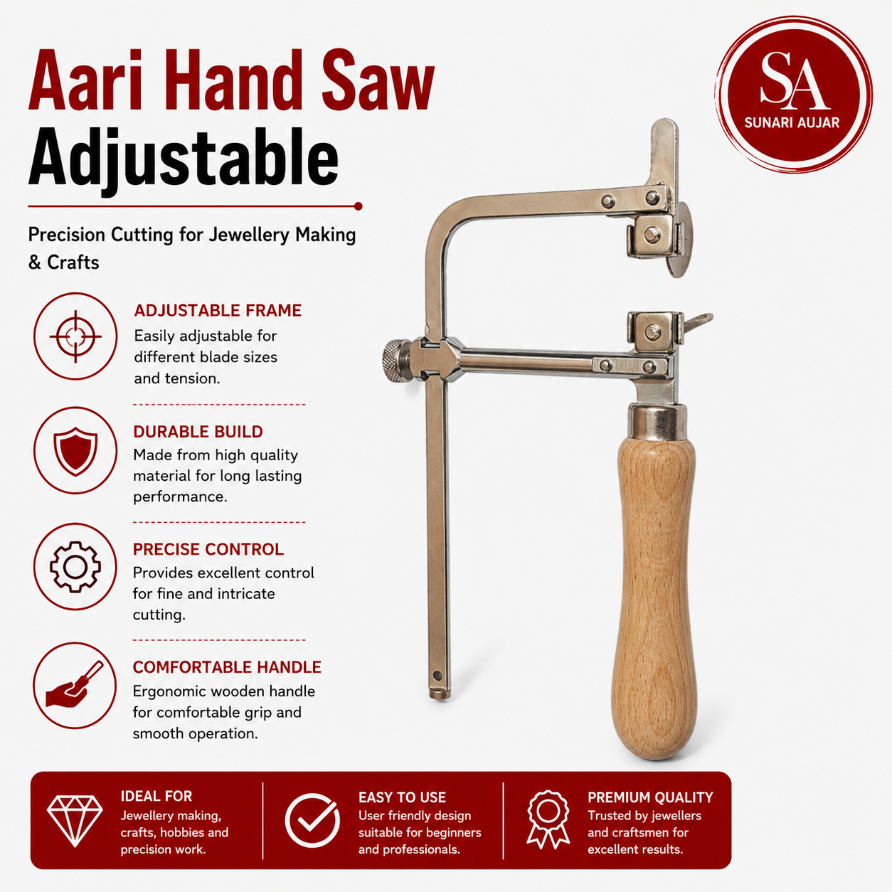 Aari Hand Saw Adjustable